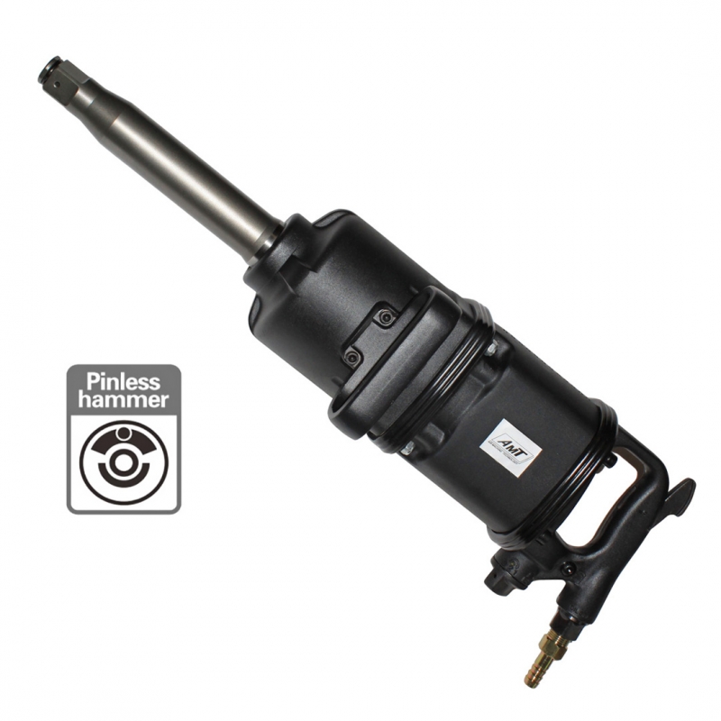 Пневмогайкoверт 1 AMT AIW3218T, 6000 Нм, 1", удлиненный вал Пневмогайкoверт 1 AMT AIW3218T, 6000 Нм, 1", удлиненный вал