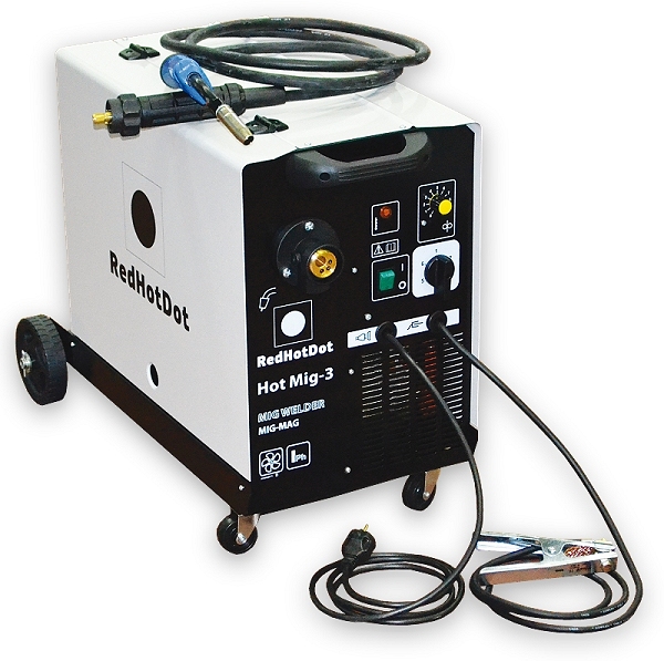 Сварочный полуавтомат RedHotDot HOT MIG-3 (255016), MIG/MAG, инверторный Сварочный полуавтомат RedHotDot HOT MIG-3 (255016), MIG/MAG, инверторный