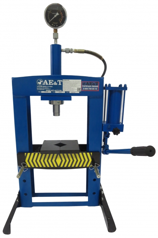 Пресс AE&T Т61210M 10т гидравлический Пресс AE&T Т61210M 10т гидравлический